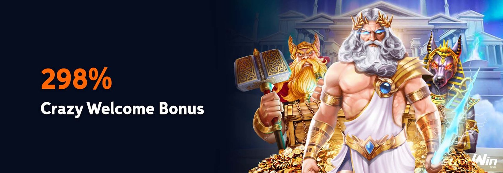 298% Crazy Welcome Bonus