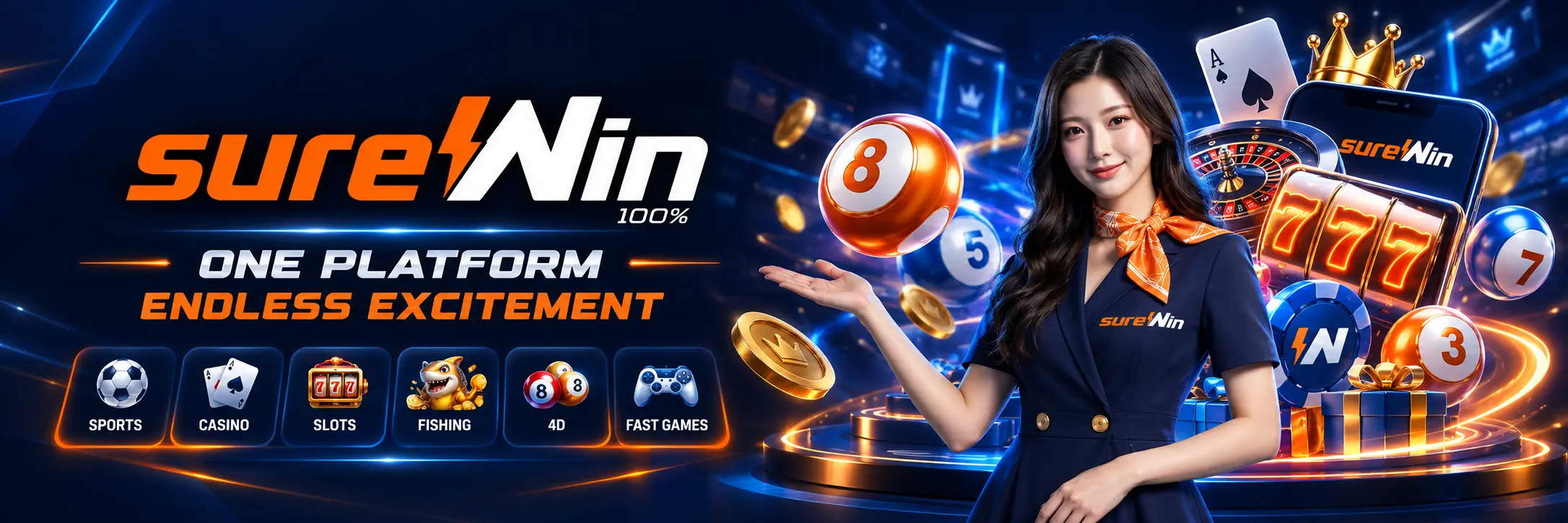online casino games Malaysia at sureWin